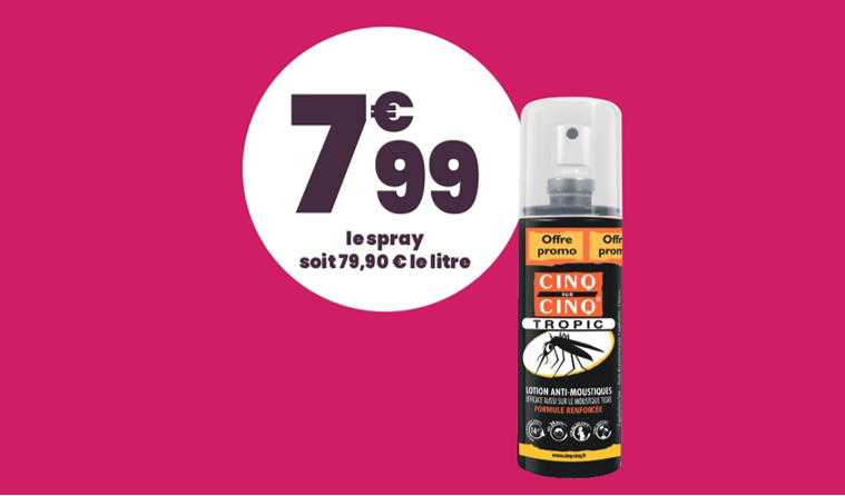 SPRAY CINQ CINQ TROPIC